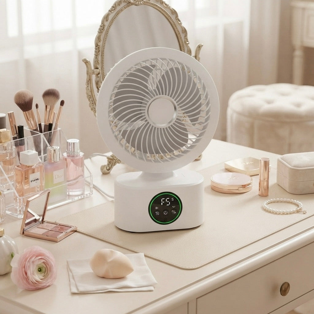 Solaris Voice-Activated Smart Desktop Air Circulation Fan