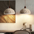 Ōki Dome Pendant, Sculptural Japandi Dome Pendant, Organic Light for Modern Spaces