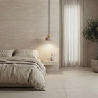 Ishi Oval, Organic, Modern, Travertine, Minimalist, Pendant Light