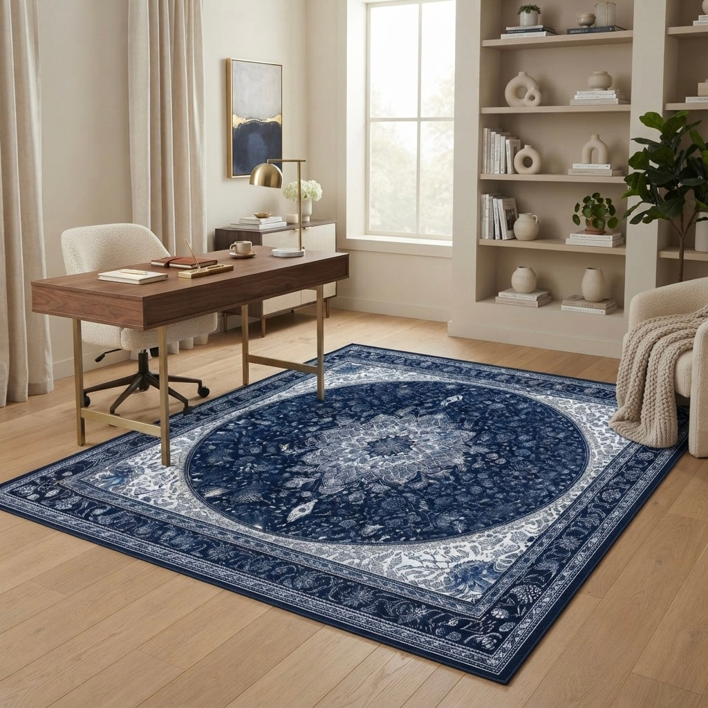 Nox Midnight Indigo Vintage Persian Heritage Rug