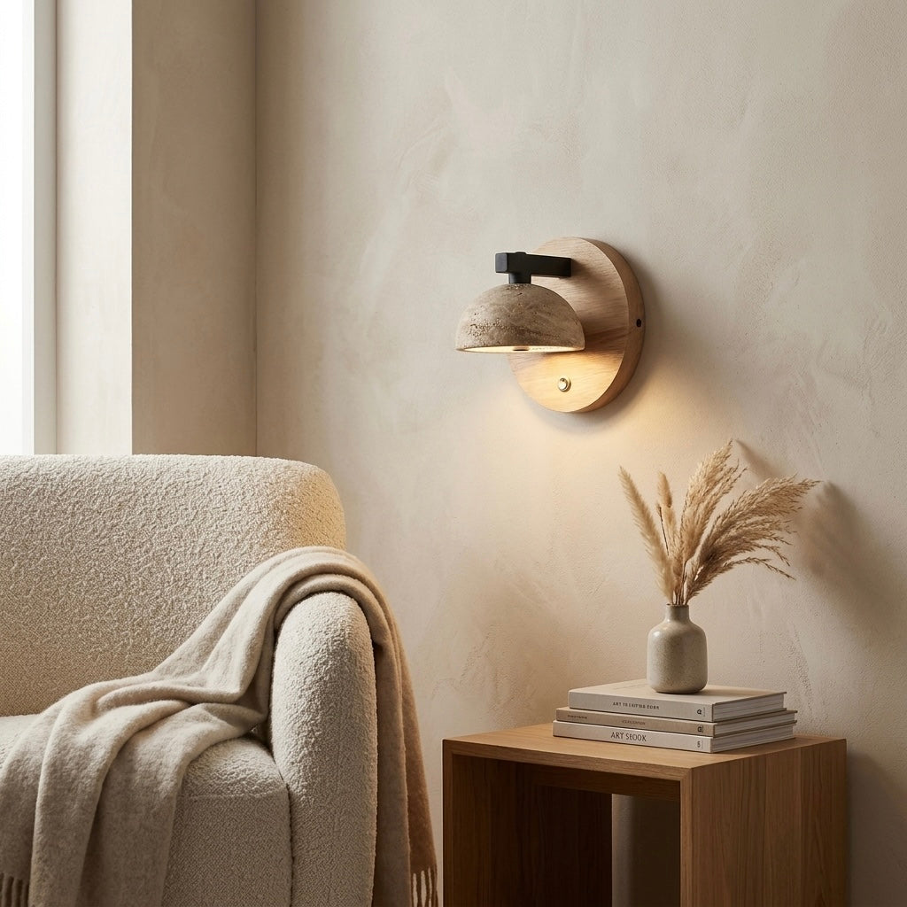 En, Modern, Stone, Sconce, Zen, Luxury