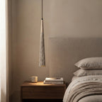 Kage, Japandi, Travertine, Pendant Light, Minimalist, Organic