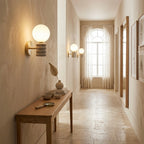 Misora, Architectural, Travertine, Wall Lighting, Contemporary, Earthy
