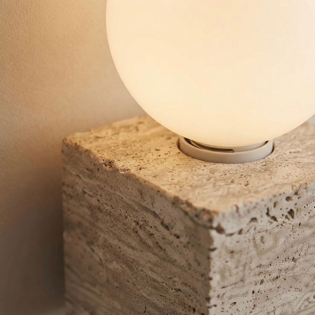 Yoshi, Modern, Stone, Sconce, Zen, Luxury