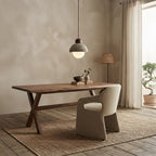 Komorebi Sphere, Japandi, Travertine, Pendant Light, Minimalist, Organic