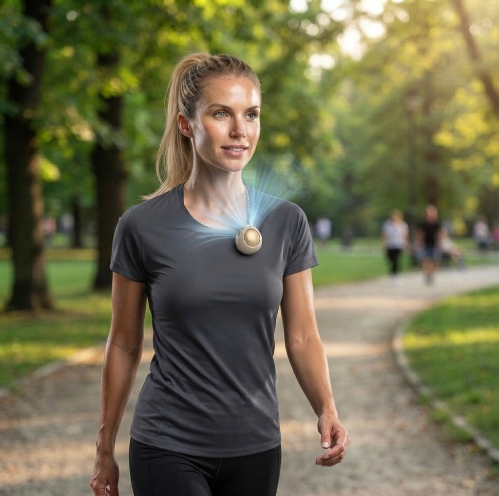 Vortexia Hands-Free Wearable Clip-On Cooling Fan