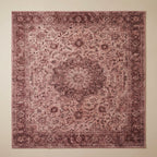 Freya Muted Blush Retro Persian Accent Soft Rug
