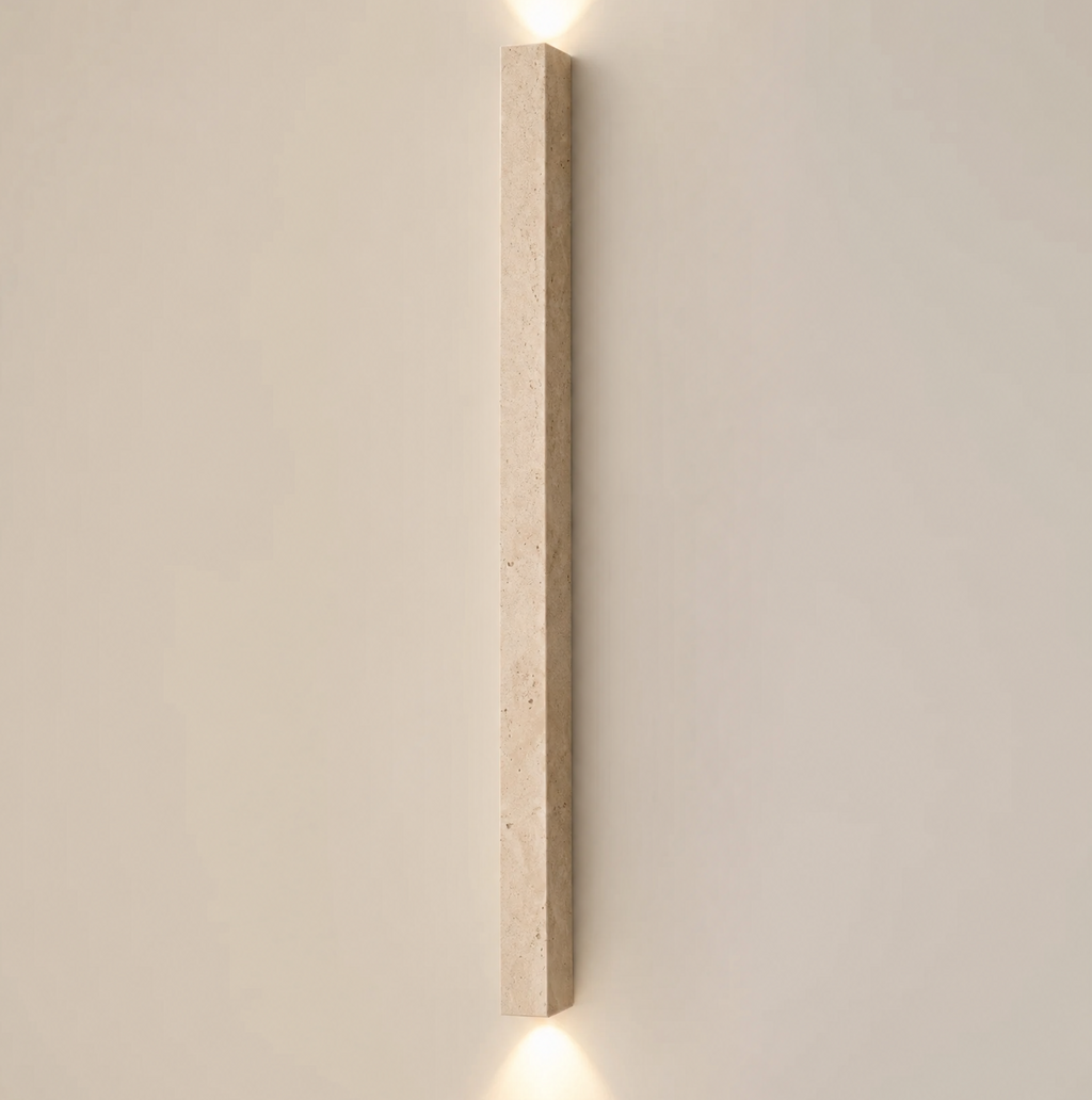 Column Sconce, Vertical Architectural Slim Contemporary Statement