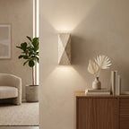 Kan, Japandi, Travertine, Wall Light, Minimalist, Organic