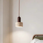 Tsutsu Cylinder Pendant, Minimalist Japandi Wall Sconce Ambient Light, Elegant Form