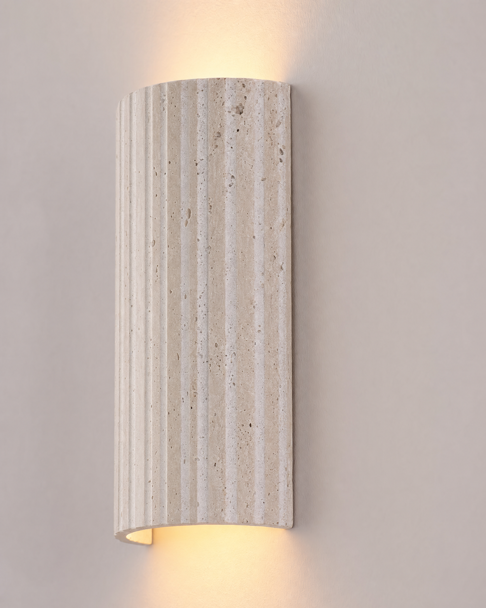 Aura Sconce, Minimalist Organic Sculptural Japandi Warm Glow