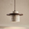Mizu Bell, Organic, Japandi, Pendant Light, Travertine, Modern
