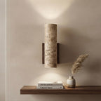 Veda Dome, Dome, Travertine, Japandi, Minimalist, Ceiling Light