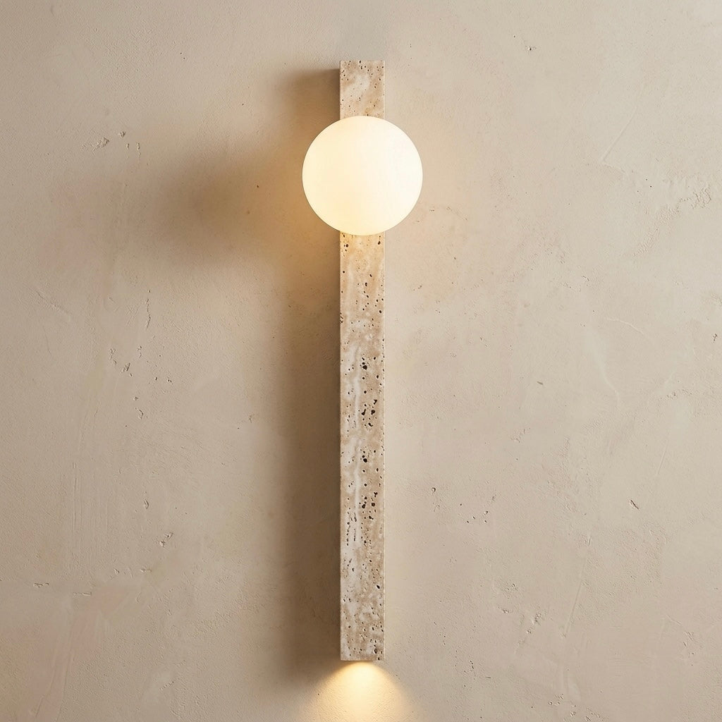 Misaki, Modern, Stone, Sconce, Zen, Luxury