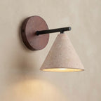 Toro Sconce, Architectural, Warm, Indirect Illumination, Travertine, Interiors