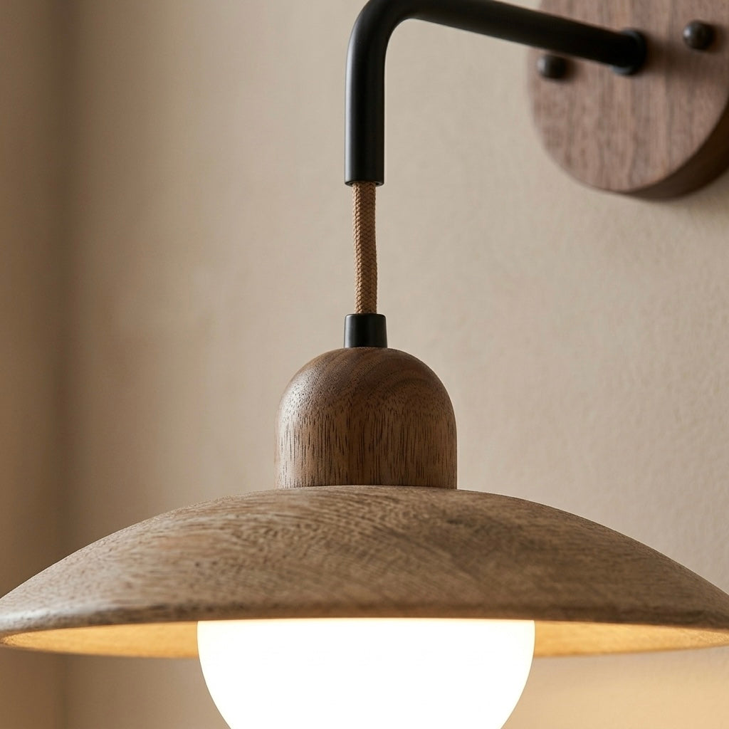 Asuka, Japandi, Travertine, Wall Light, Minimalist, Organic