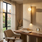 Misaki, Modern, Stone, Sconce, Zen, Luxury