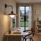 Asuka, Japandi, Travertine, Wall Light, Minimalist, Organic