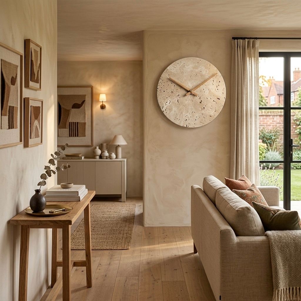 Izumi, Architectural, Travertine, Wall Lighting, Contemporary, Earthy