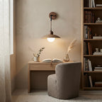 Asuka, Japandi, Travertine, Wall Light, Minimalist, Organic