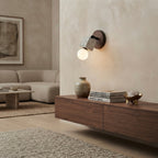 Kaito, Sculptural, Japandi, Sconce, Natural, Stone