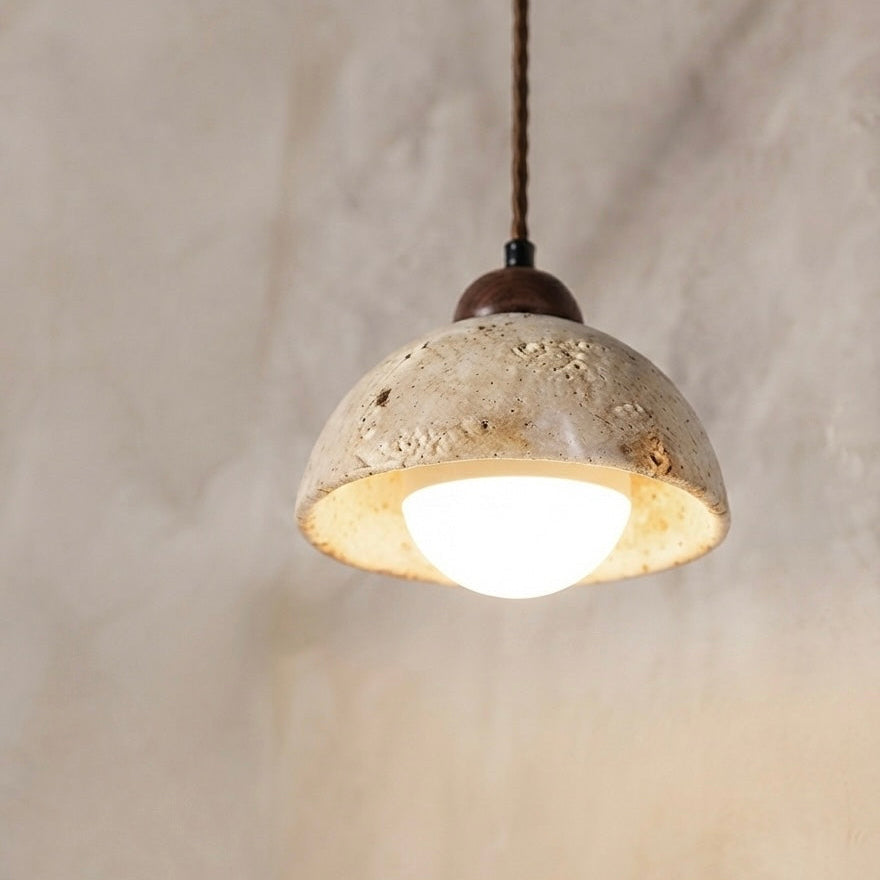 Sake Glow, Minimalist, Japandi, Ceiling Light, Travertine, Modern