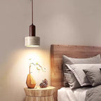 Tsutsu Cylinder Pendant, Minimalist Japandi Wall Sconce Ambient Light, Elegant Form