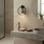 Saku, Modern, Stone, Sconce, Zen, Luxury