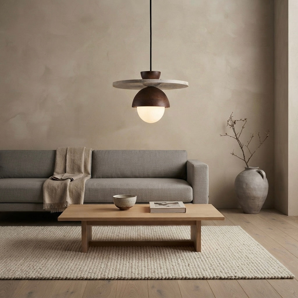 Kokoro Horizon, Sculptural, Japandi, Lighting, Natural, Stone
