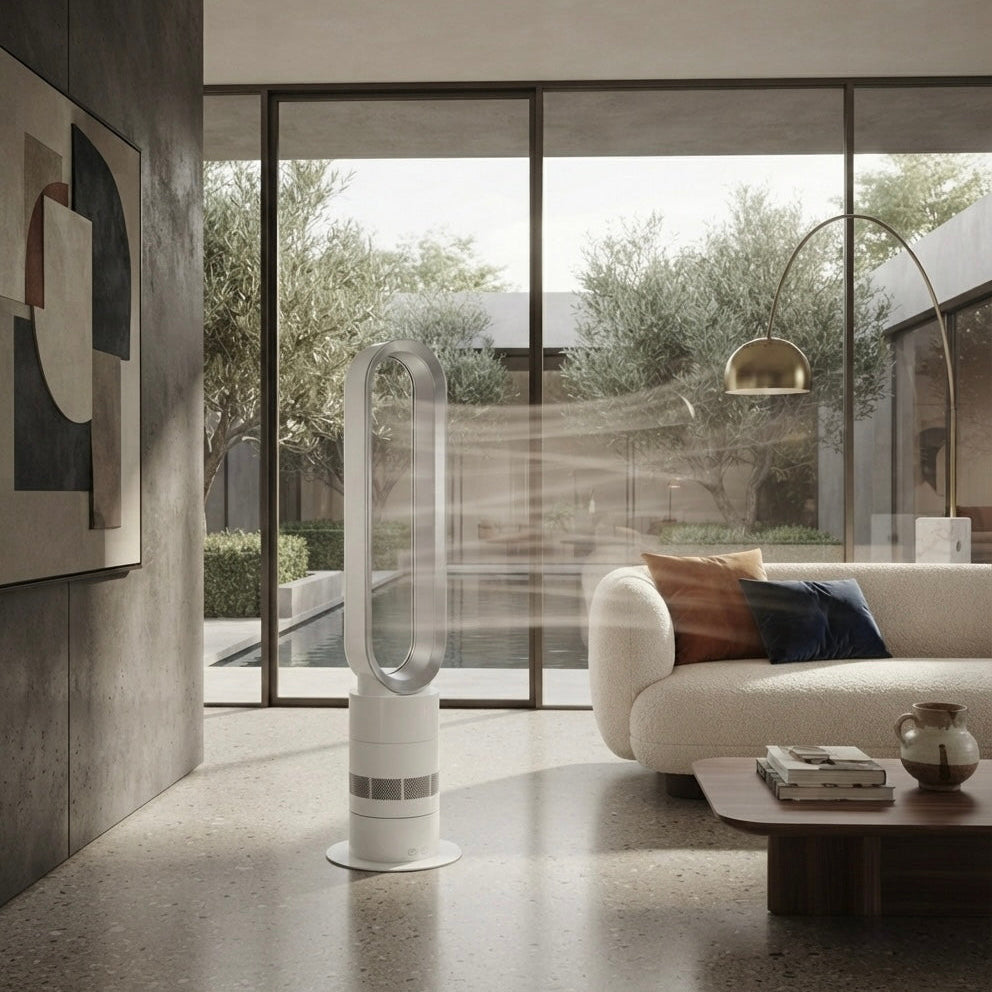 Aeris Sleek Floor-Standing Ultra-Quiet Bladeless Air Circulation Fan