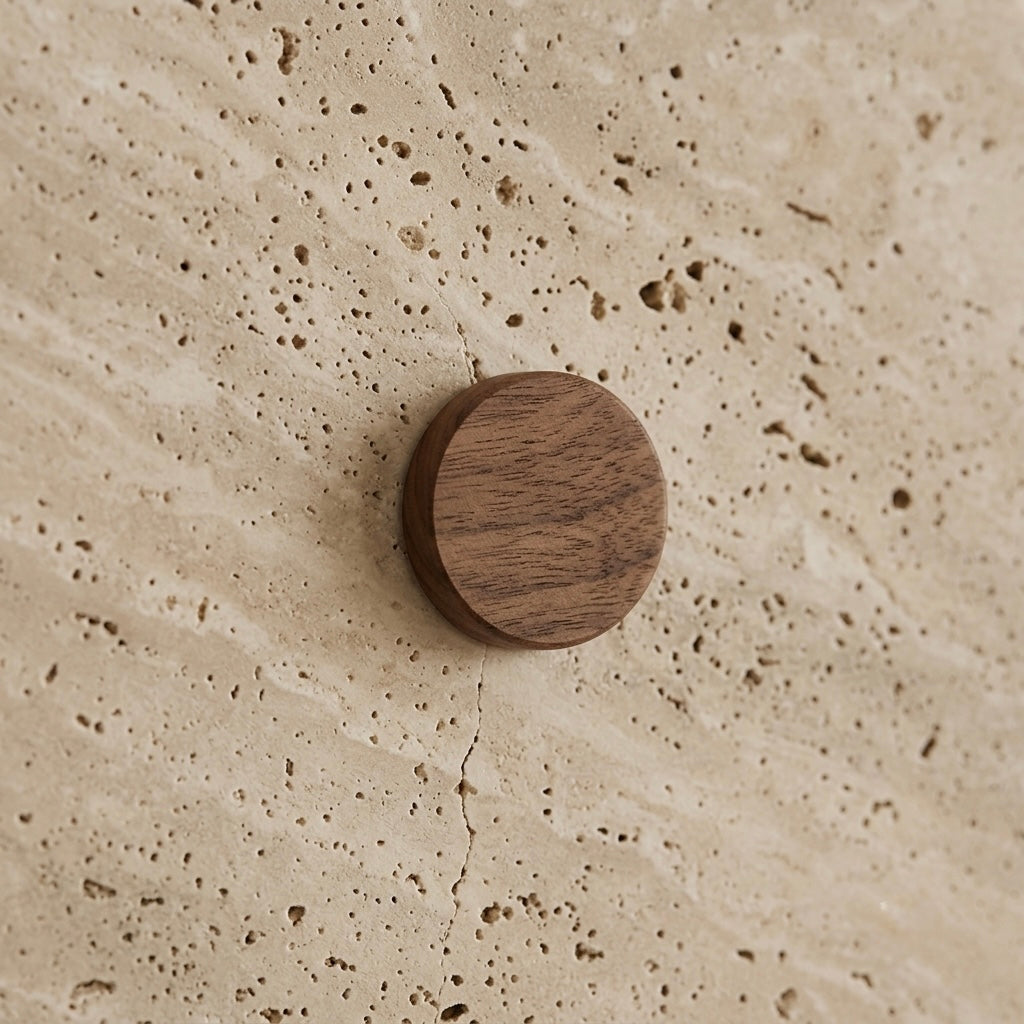 Torobi, Ambient, Minimalist, Wall Light, Travertine, Boutique