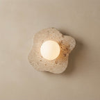 Yuge, Sculptural, Japandi, Sconce, Natural, Stone