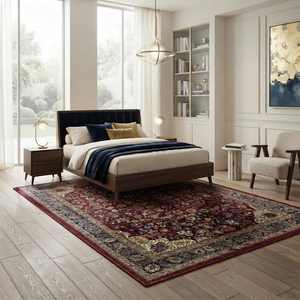 Kai Art Printed Bohemian Vintage Persian Floor Rug