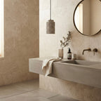 Koto Lantern, Traditional, Modern, Travertine, Elegant, Pendant