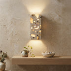 Kohaku, Ambient, Minimalist, Wall Light, Travertine, Boutique
