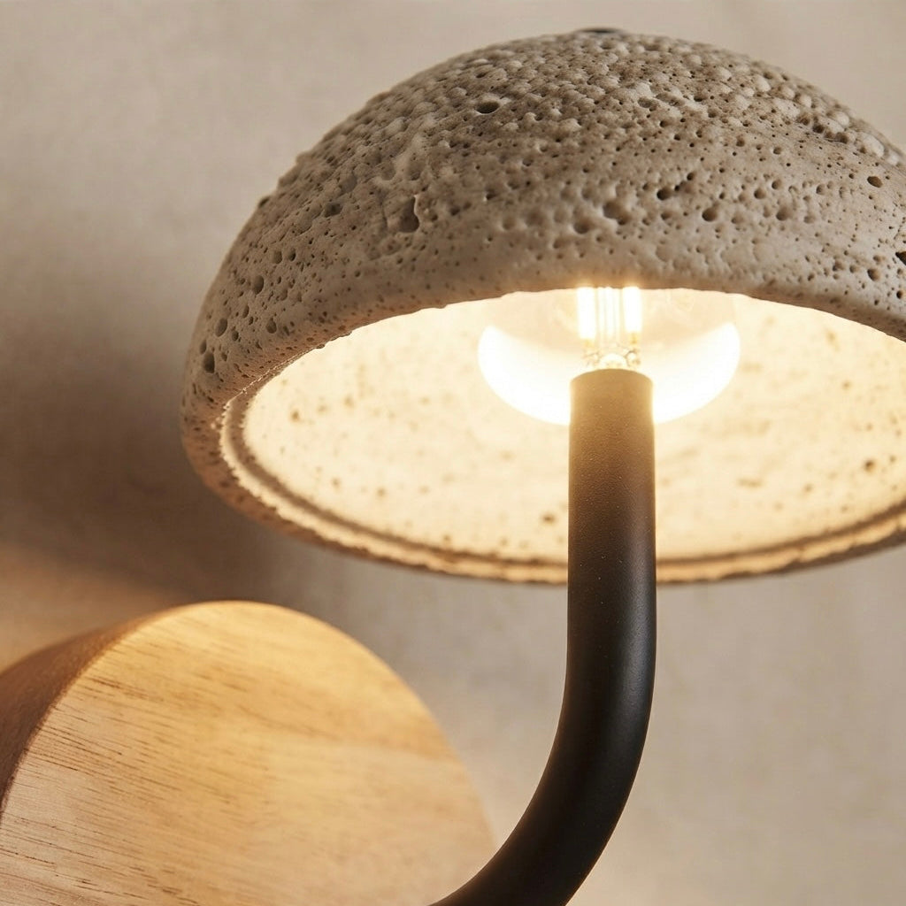 Miso Beam, Linear, Minimalist, Travertine, Accent, Japandi