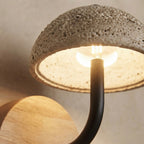Miso Beam, Linear, Minimalist, Travertine, Accent, Japandi
