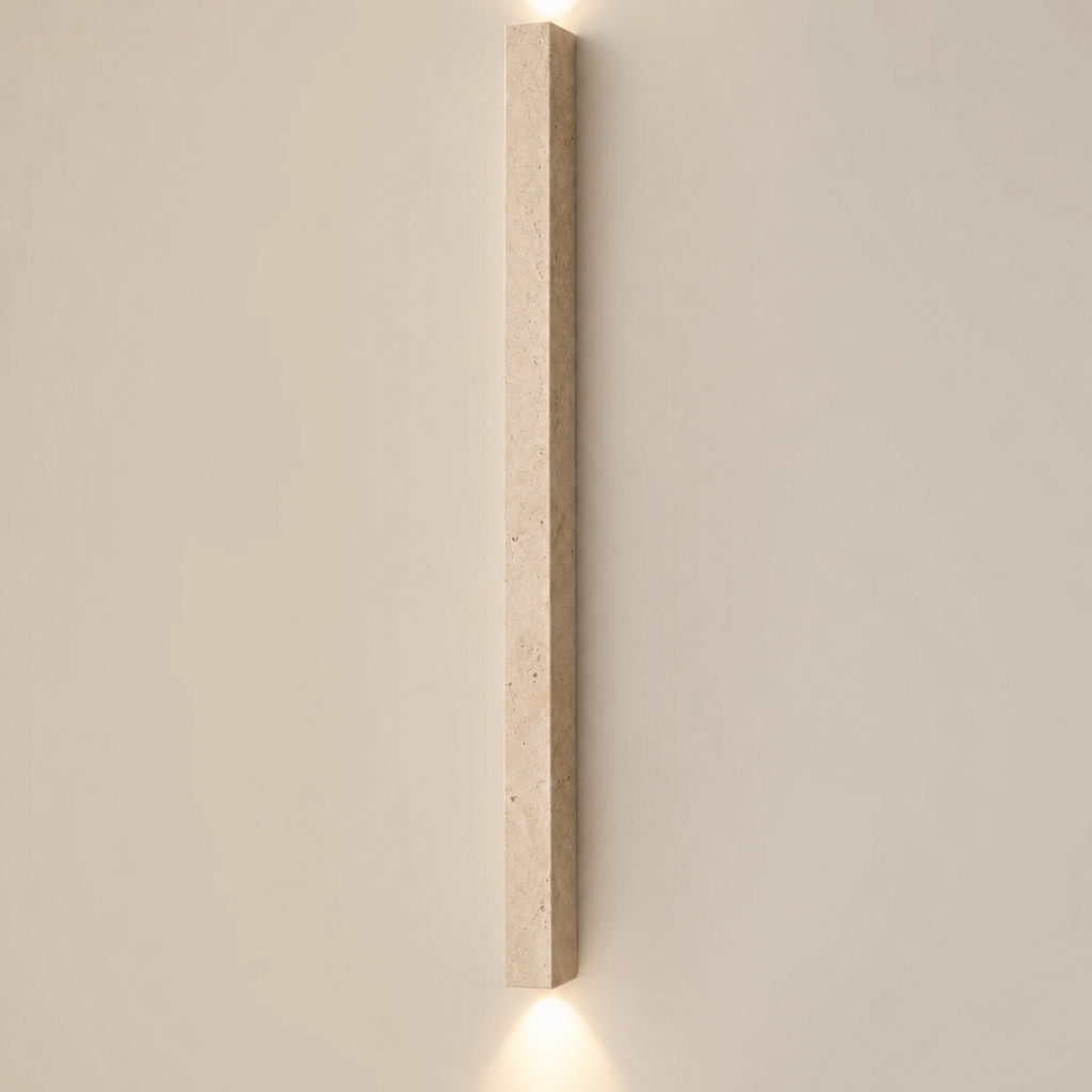 Column Sconce, Vertical Architectural Slim Contemporary Statement