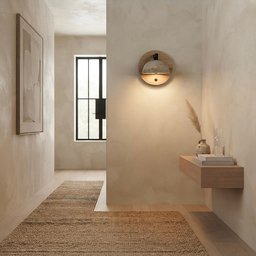 En, Modern, Stone, Sconce, Zen, Luxury