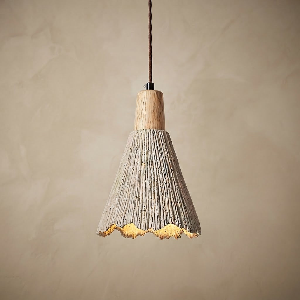 Kasumi Drop, Modern, Stone, Hanging Light, Zen, Luxury