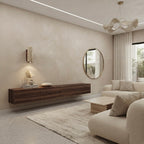 Sumi Tower, Textured, Block, Travertine, Earthy, Accent Lighting