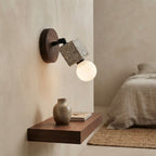 Kaito, Sculptural, Japandi, Sconce, Natural, Stone