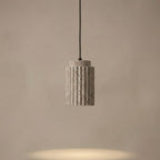 Koto Lantern, Traditional, Modern, Travertine, Elegant, Pendant