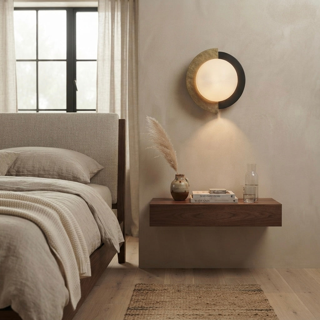 Shin, Architectural, Travertine, Wall Lighting, Contemporary, Earthy