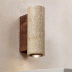 Sayuri, Ambient, Minimalist, Wall Light, Travertine, Boutique