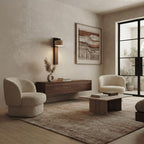 Hana Facet, Sculptural, Geometric, Travertine, Modern, Wall Light
