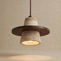 Kaze Sphere, Circular, Pendant Light, Travertine, Ambient, Modern