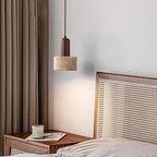 Tsutsu Cylinder Pendant, Minimalist Japandi Wall Sconce Ambient Light, Elegant Form