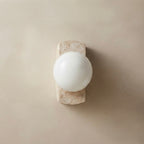 Mano, Ambient, Minimalist, Wall Light, Travertine, Boutique