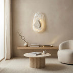 Zentai, Japandi, Travertine, Wall Light, Minimalist, Organic